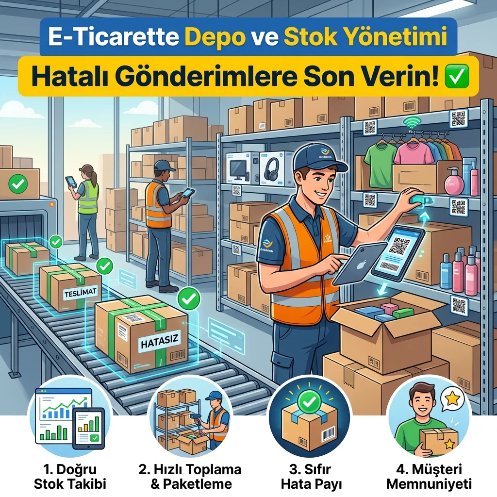 E-Ticarette Depo ve Stok Yönetimi: Hatalı Gönderimlere Son Verin!