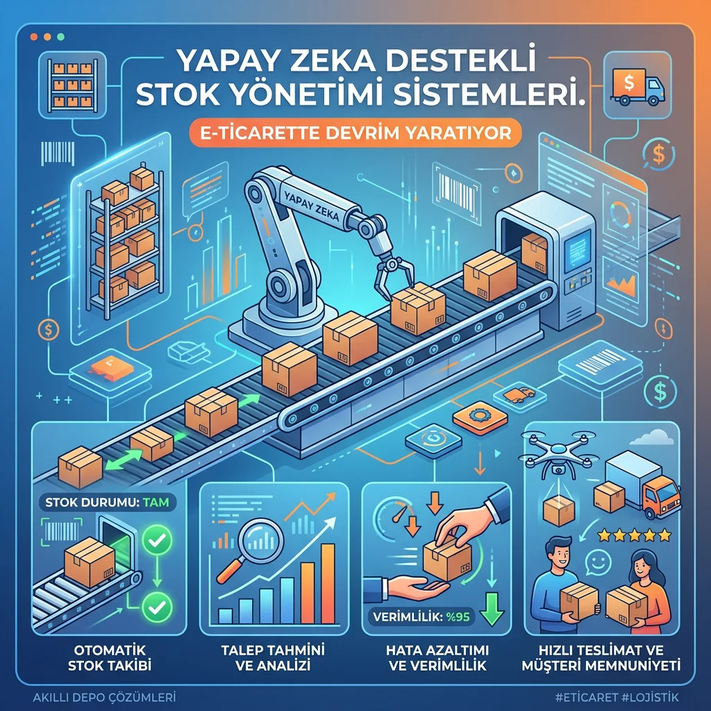 Yapay Zeka Destekli Stok Yönetimi Sistemleri E-Ticarette Devrim Yaratıyor