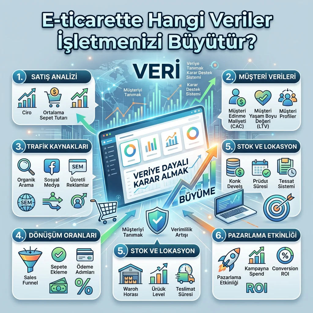 E-Ticarette Veri Analizi: Hangi Veriler İşletmenizi Büyütür?