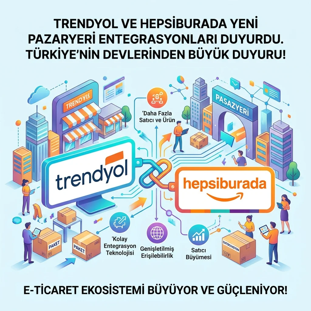 Trendyol ve Hepsiburada Yeni Pazaryeri Entegrasyonları Duyurdu
