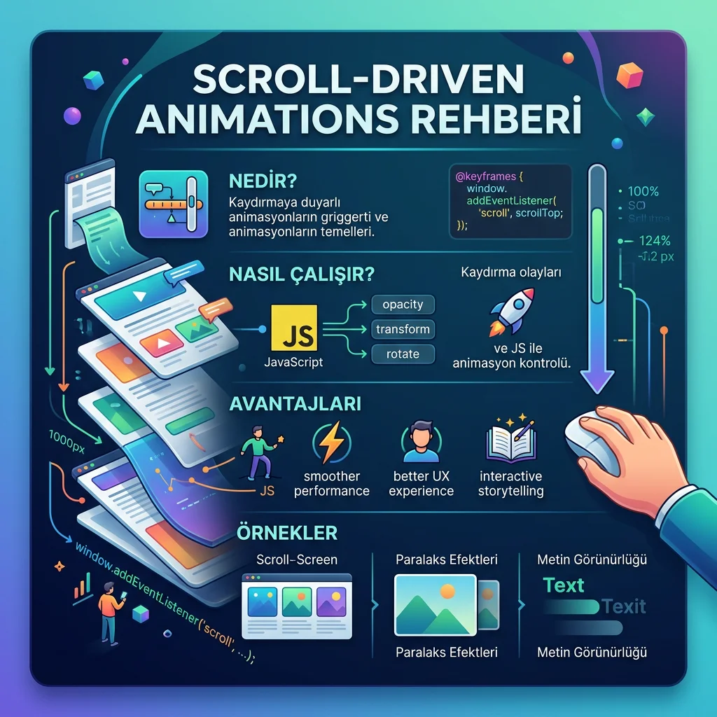 Modern CSS ile Animasyon: Scroll-Driven Animations Rehberi