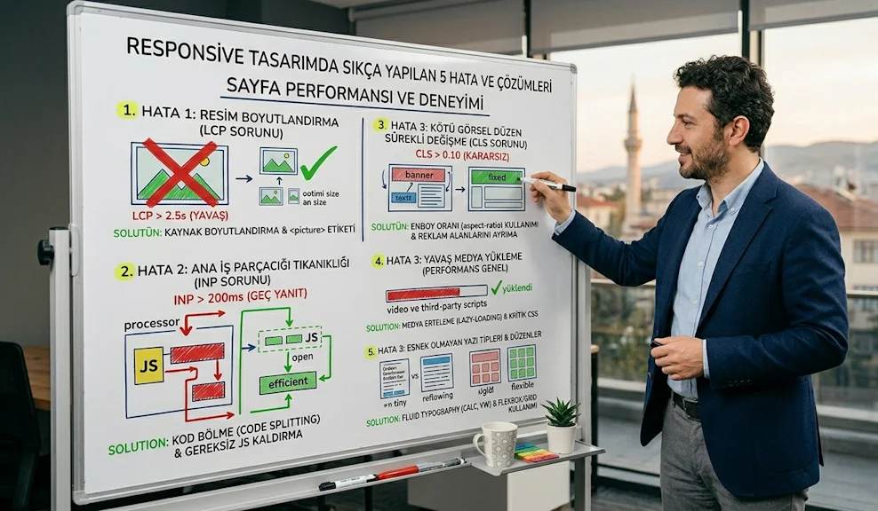 Responsive Tasarımda Sıkça Yapılan 5 Hata ve Çözümleri